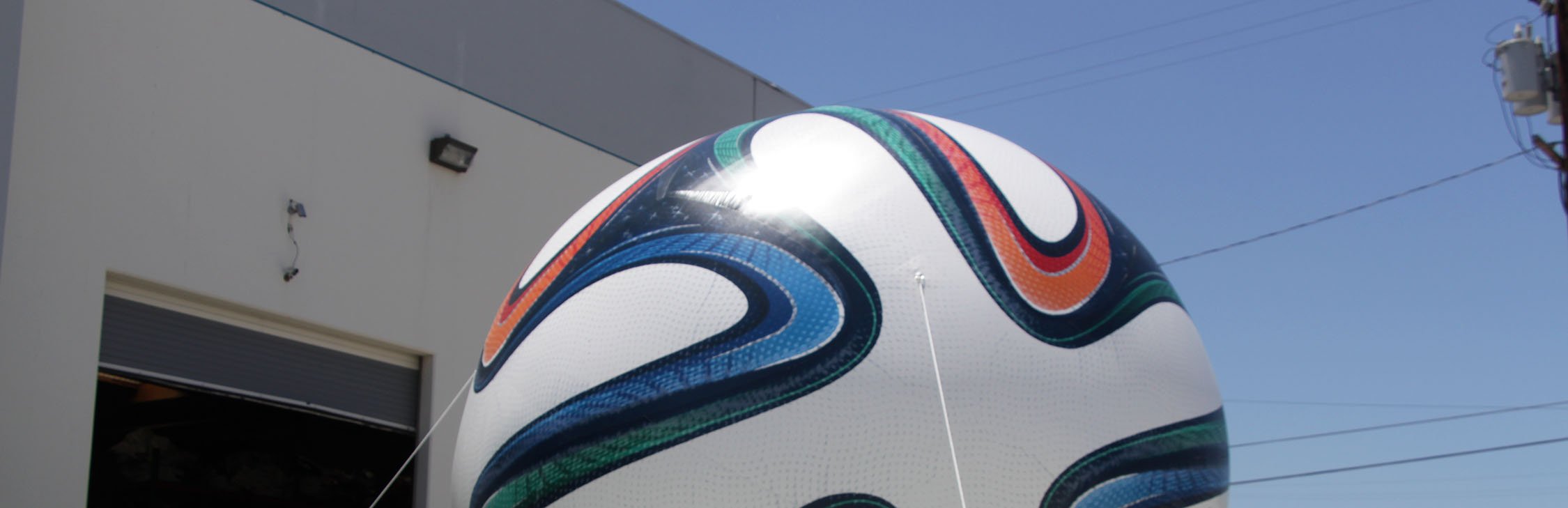 giant inflatable soccer